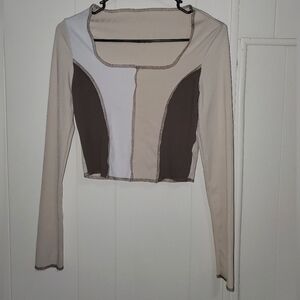 Shein square neck top